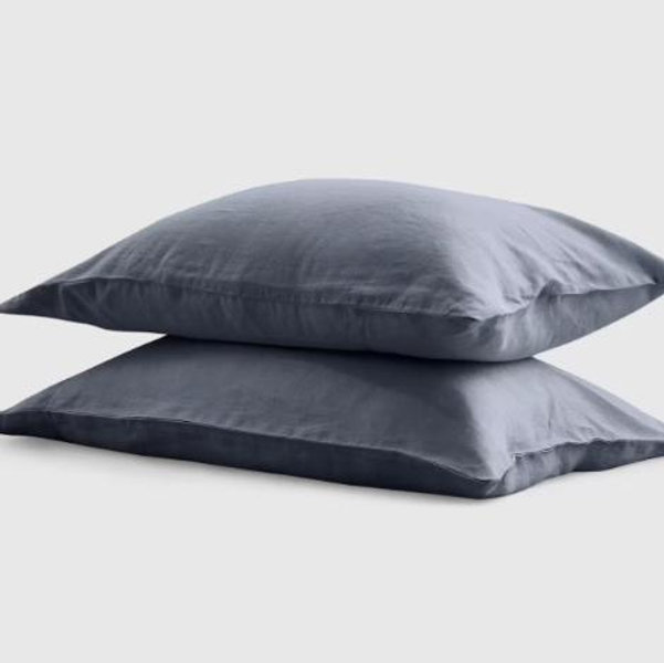 European Linen Pillowcase Set - King - NightFall