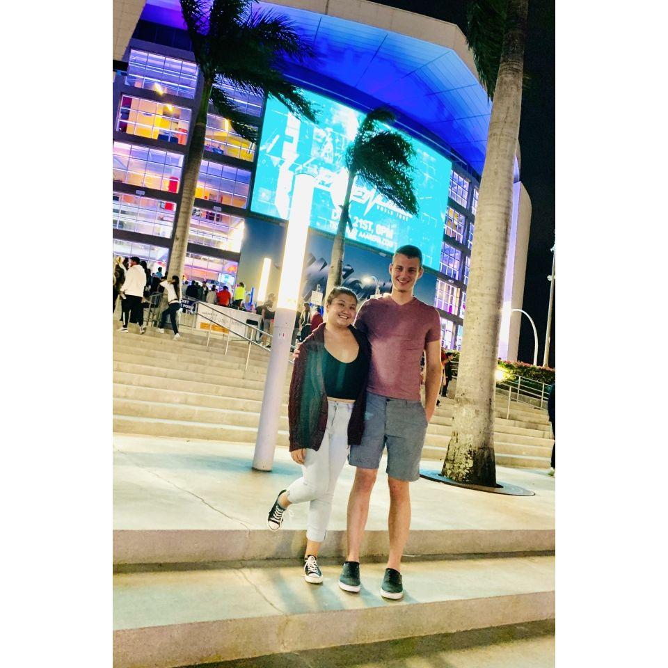 Our First Miami Heat Game!