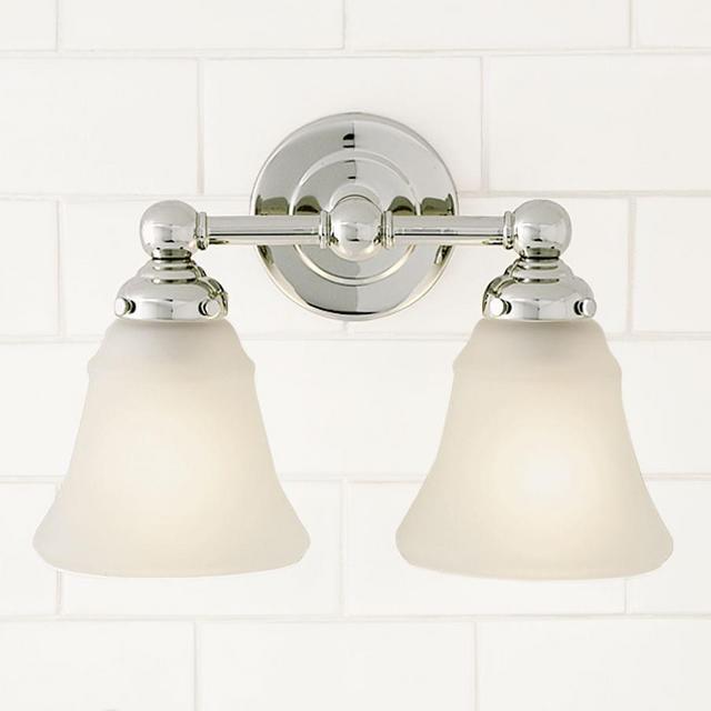 Sussex Sconce, Double, Chrome