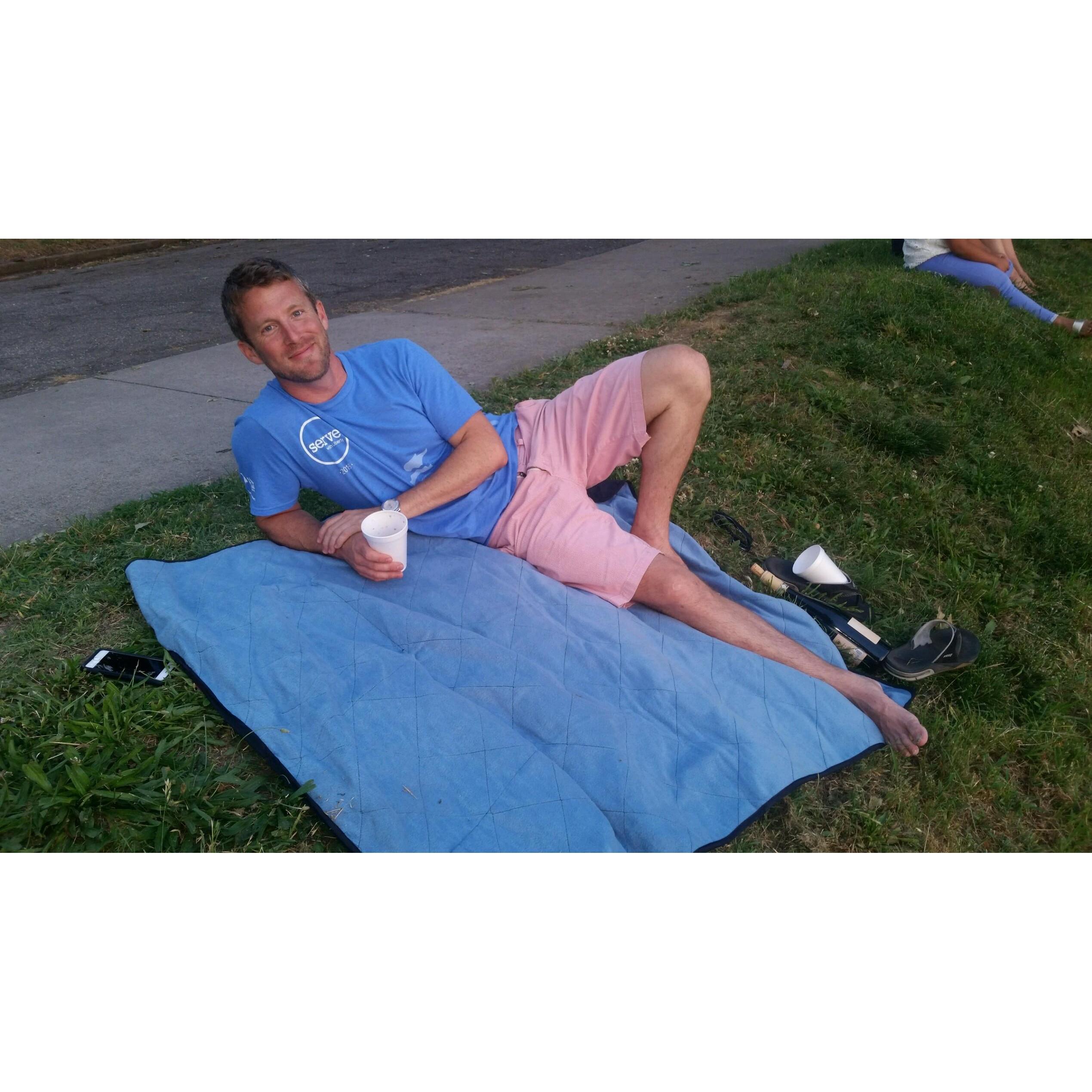 Picnic, wine and sunset!