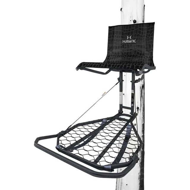 Hawk Steel Hang-On Adjustable Hunting Game Deer Tree Stand