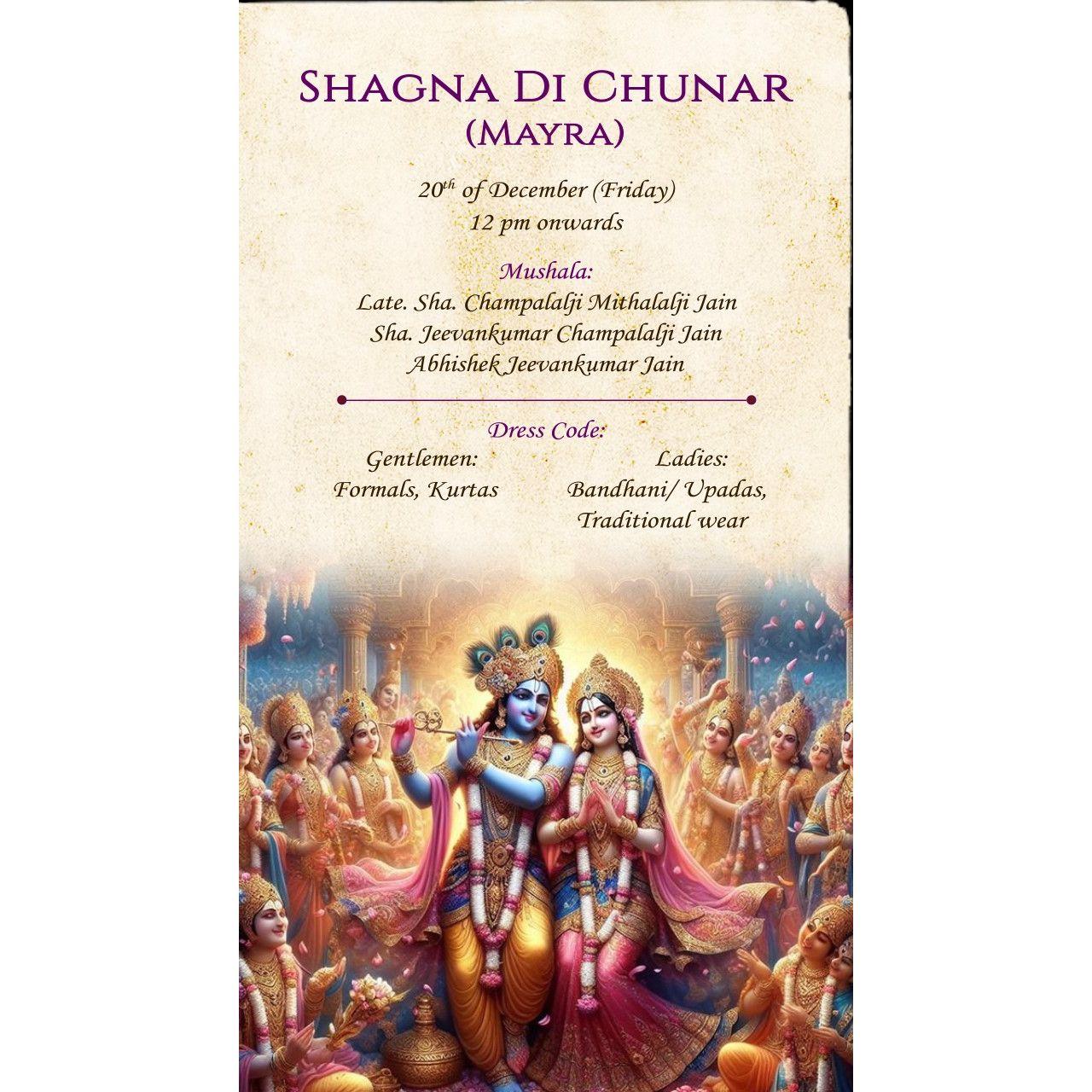 Event 2: Shagna Ki Chunar (Mayra)