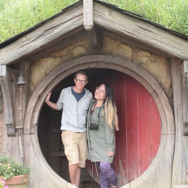 Off on an adventure in Hobbiton in Matamata, New Zealand. November 2018.