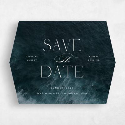 Blue Diamond Wedding Save the Date - Grandscape Landscape