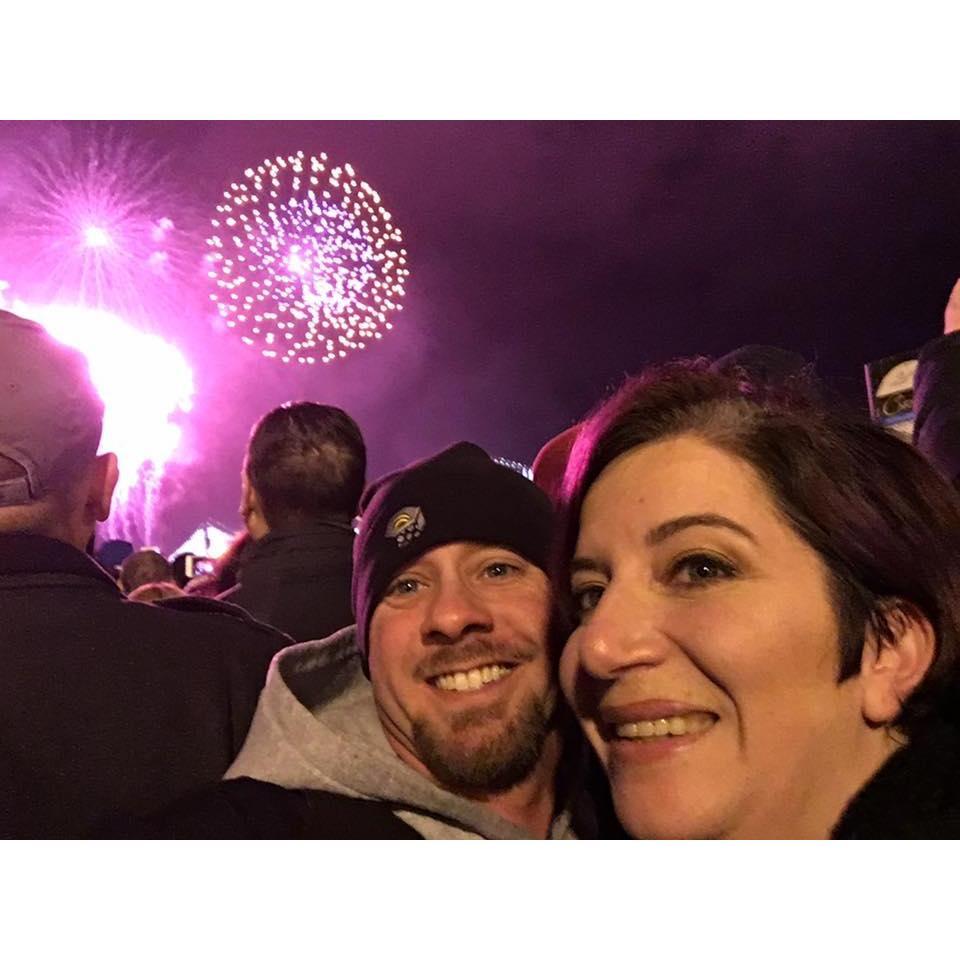 New Year's 2017 in San Francisco watching the fire works!