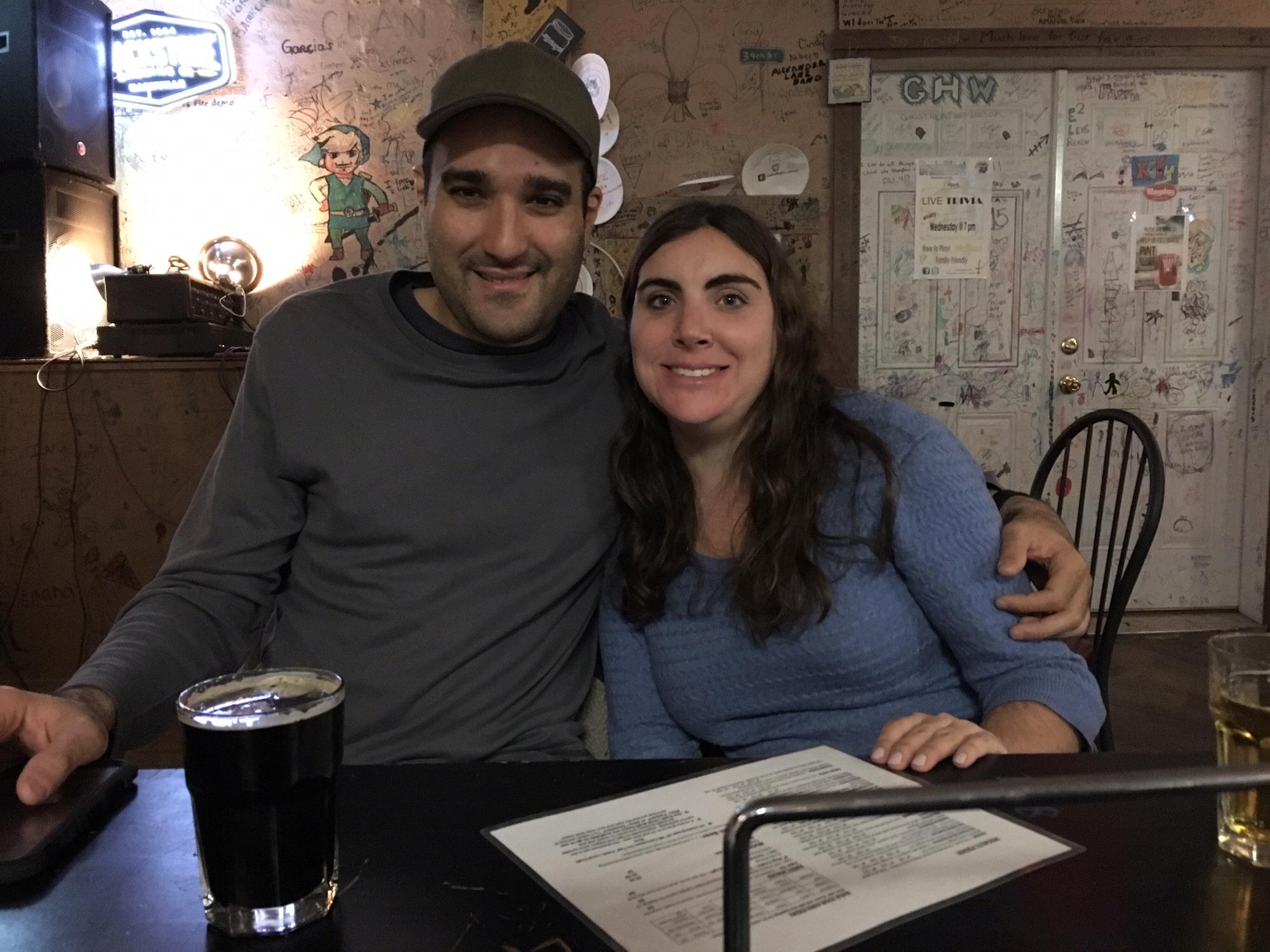 Enjoying a nice dinner with Frankie’s parents at Prince Street Pizza & Pub in Gallatin TN.