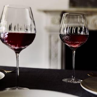 Irish Lace Red Wine Glass, Set of 2