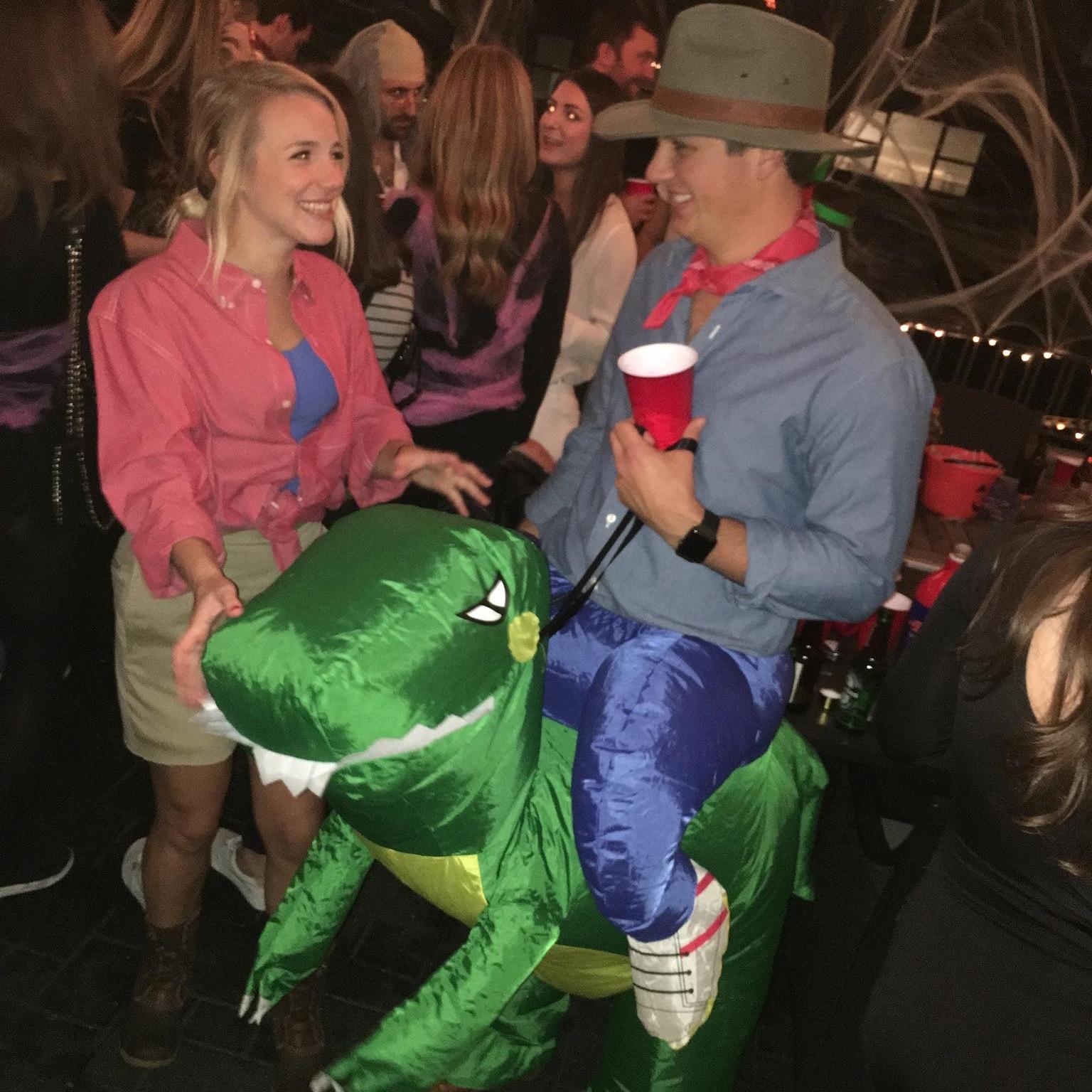 First co-ordinated couples costume. Can you guess who we are?