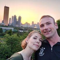 A beautiful sunset in Korea.