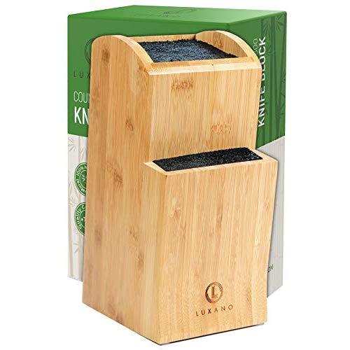 Universal Knife Block Without Knives: Kitchen Knife Holder and Knife Rack: Extra Large Knife Organizer and Knife Stand