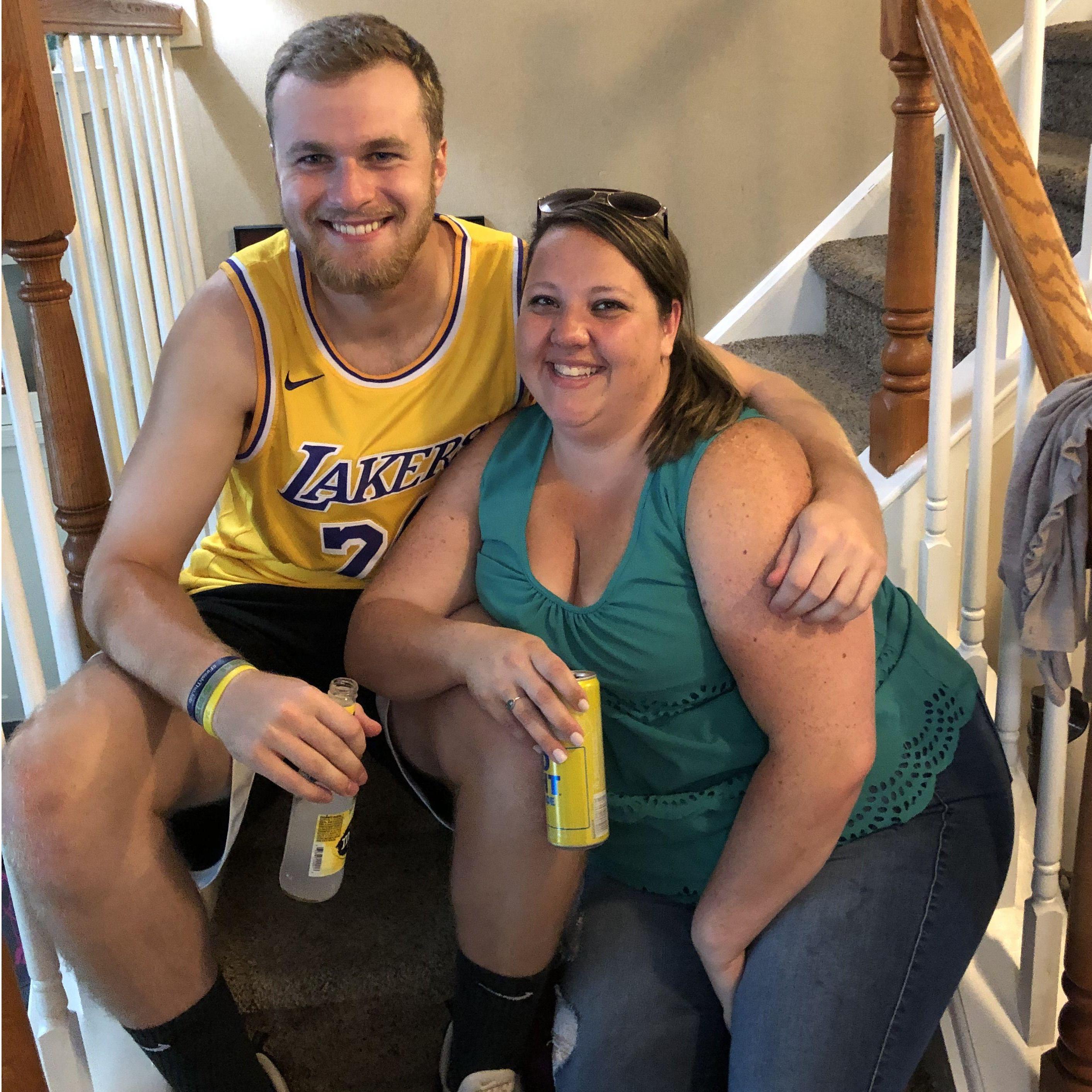 Our first photo together! <3