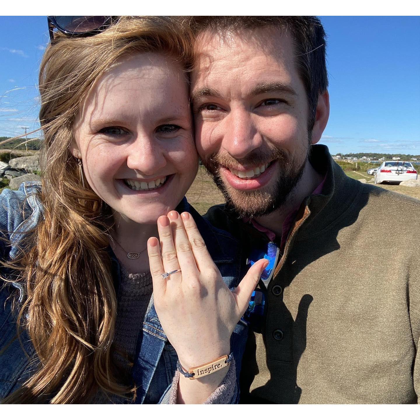 The day we got engaged!