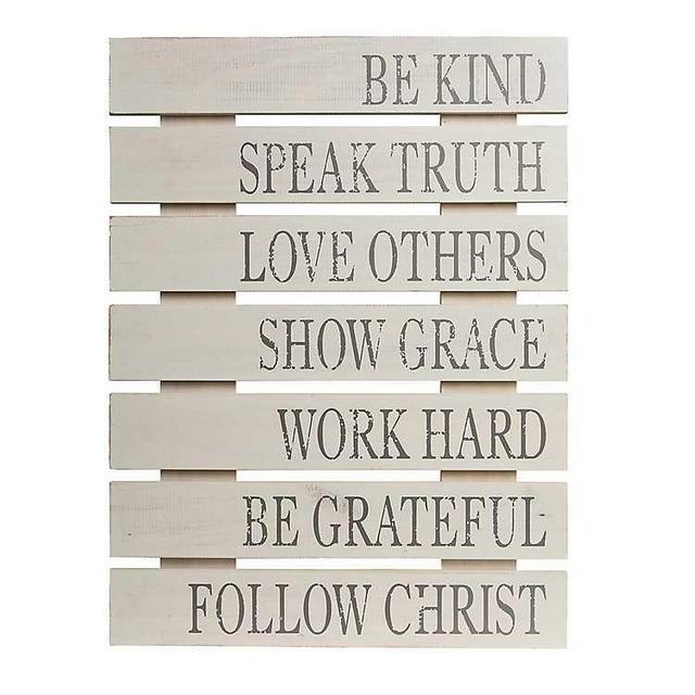 Be Kind Rustic Wood Pallet Wall Plaque