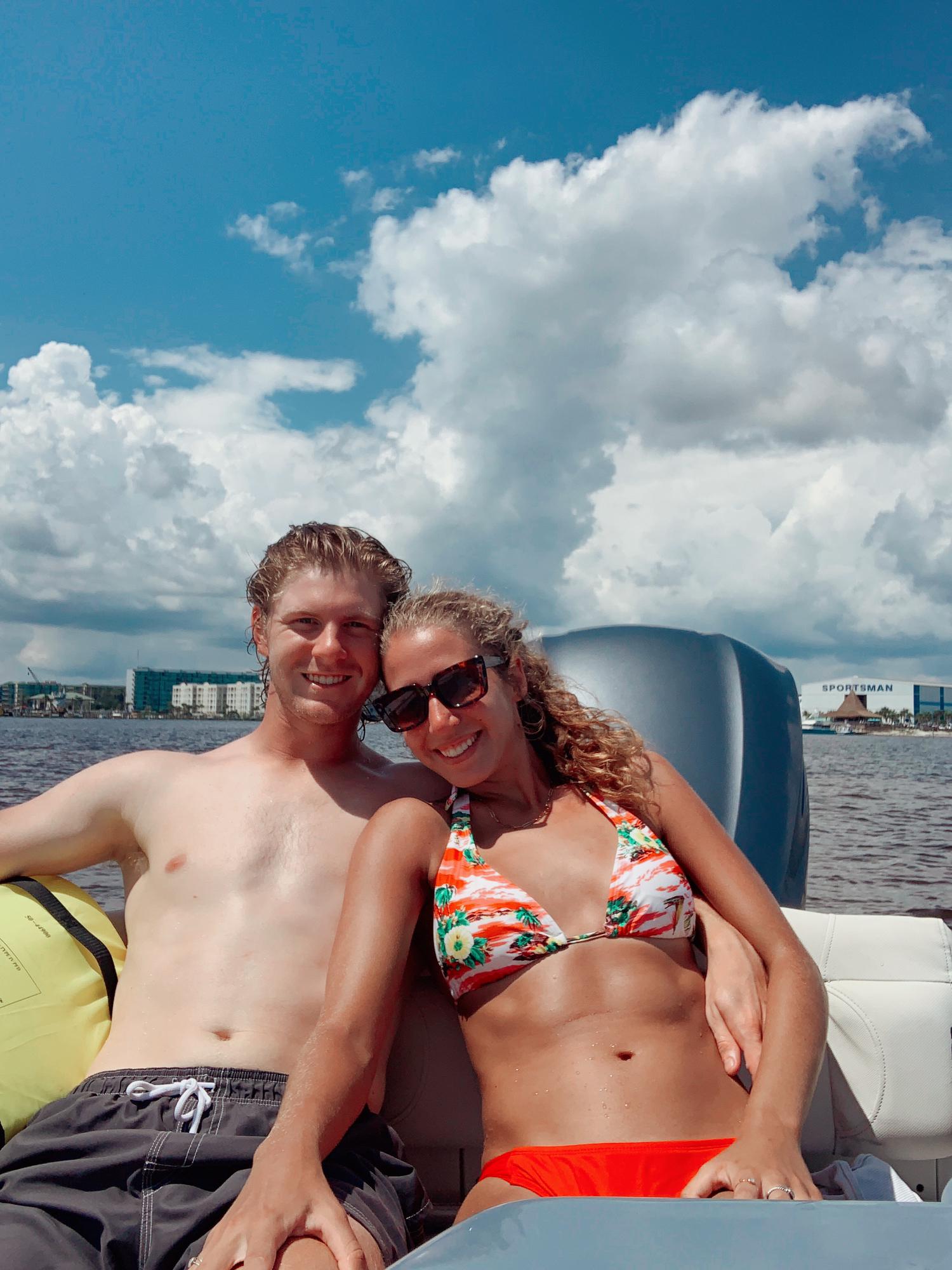 Us on the boat in OBA