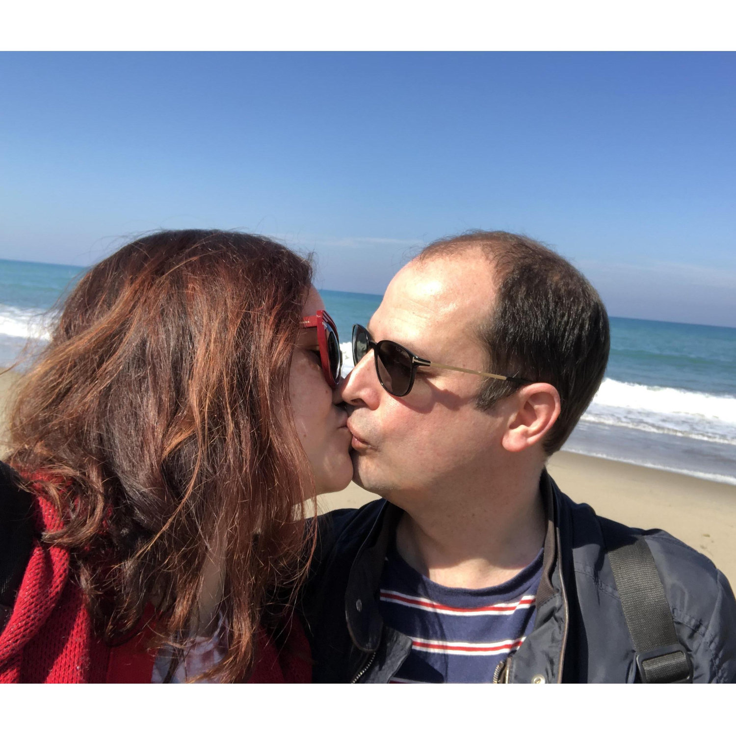 Cefaulu, Sicily. It was too cold for the beach, but the romance between us is always hot. TMI.