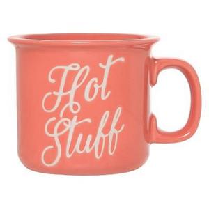 Clay Art Camper Mug 15oz Stoneware - "Hot Stuff"
