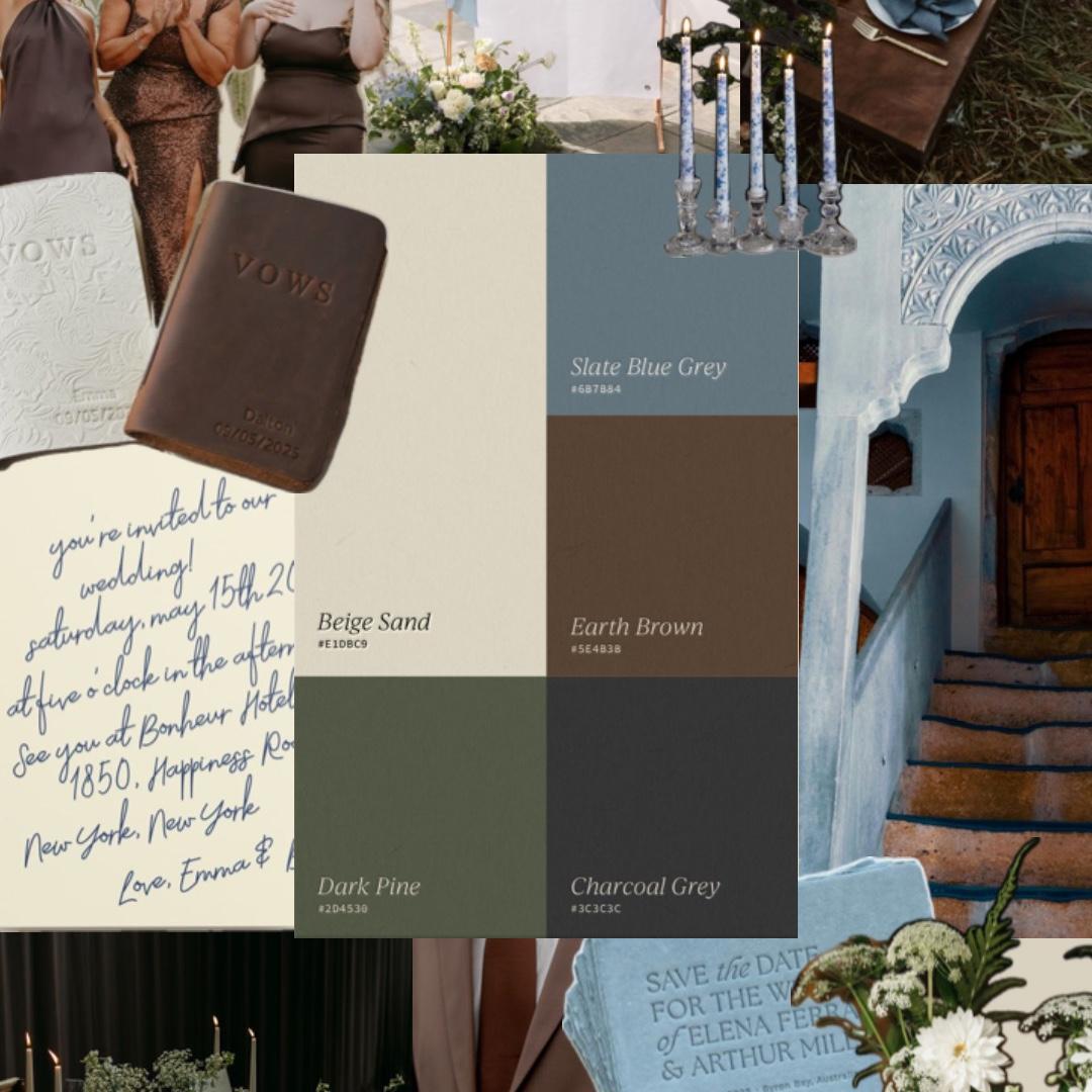 Wedding color pallet