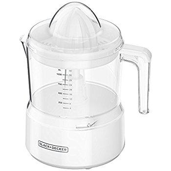 BLACK+DECKER 32oz Citrus Juicer, White, CJ650W