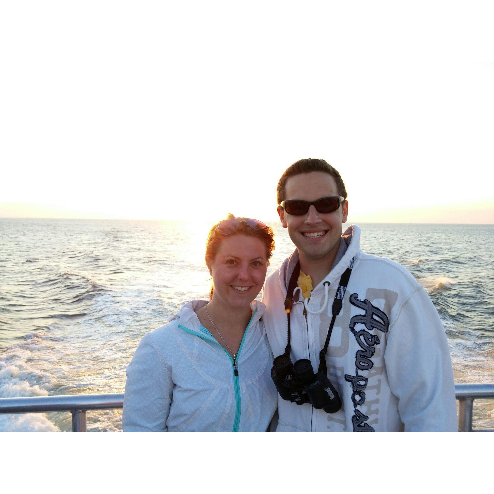 Brandon surprised me on my birthday with a dolphin watching tour!