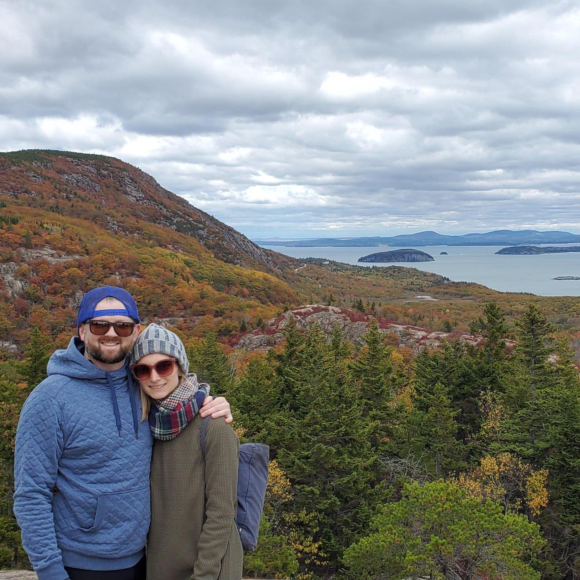 Peepin' leaves in Acadia National Park.