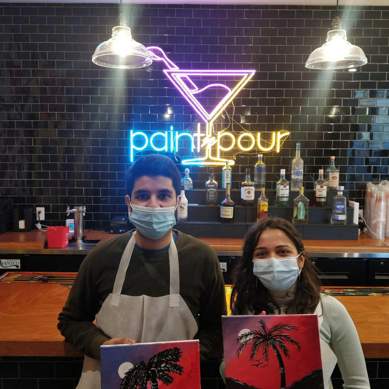 The artist and her muse