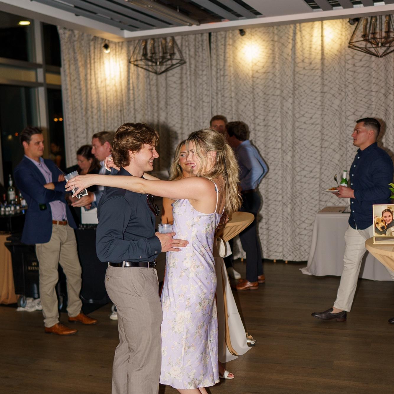 Dancing the night away with my love!