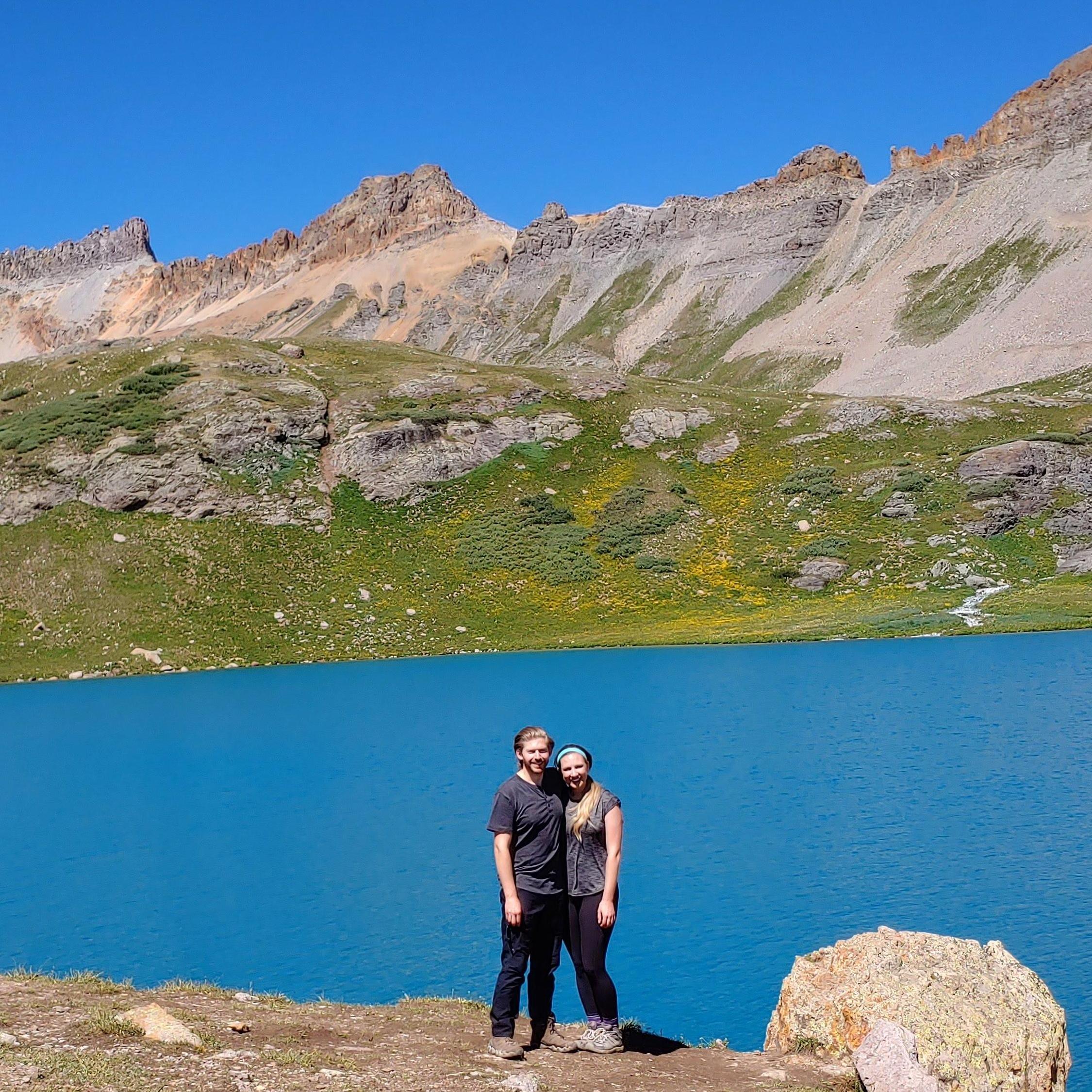 Blue Lake near Silverton, Colorado. July 2020