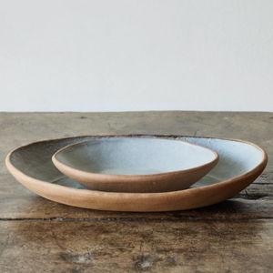 Small Serving Platter, Oat