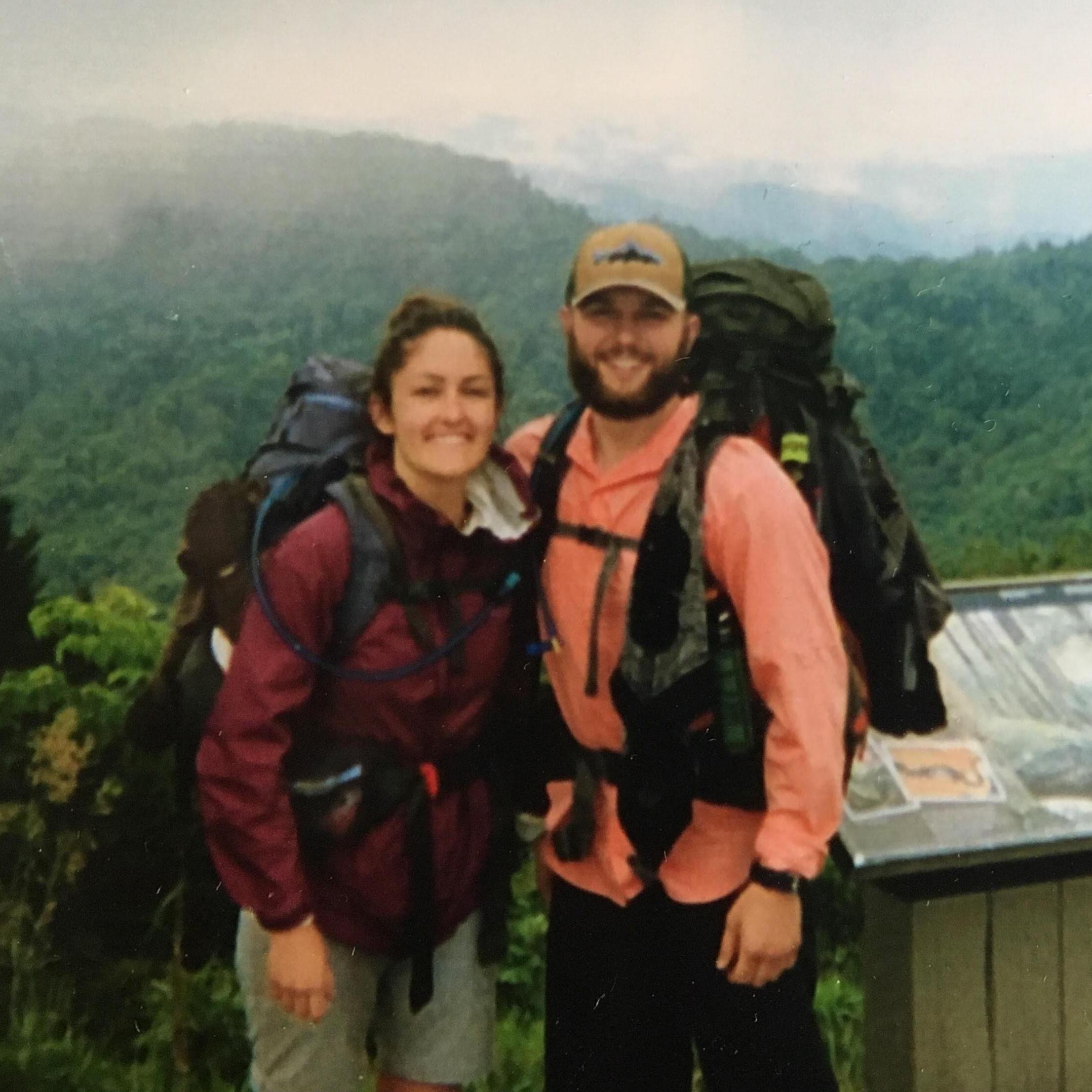 The halfway point of our 90 mile trek through the Smoky Mountains.