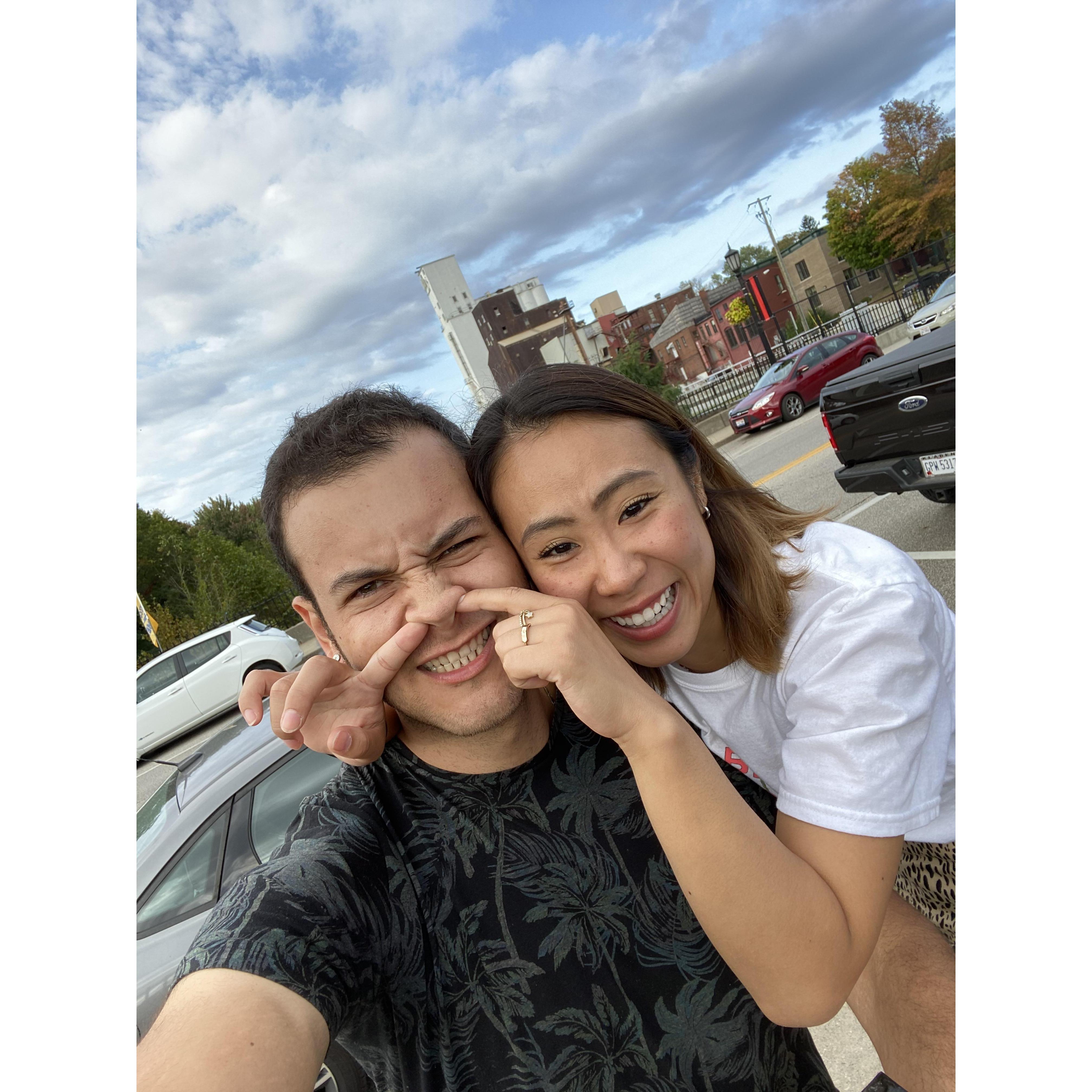 We love being silly together!