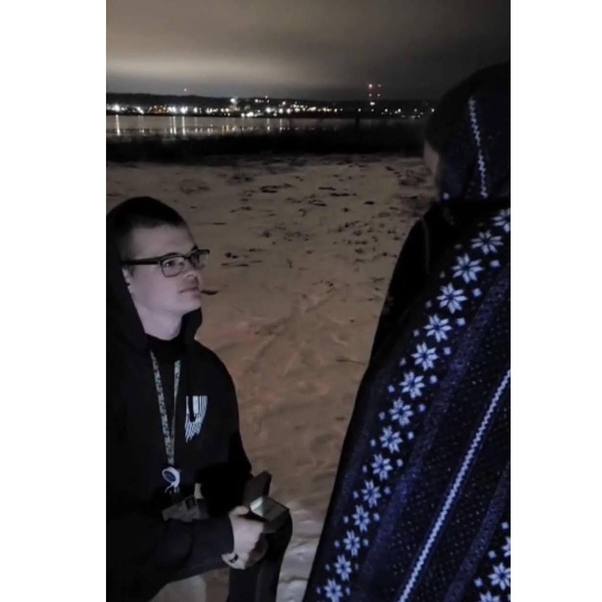 The night he got down on one knee!