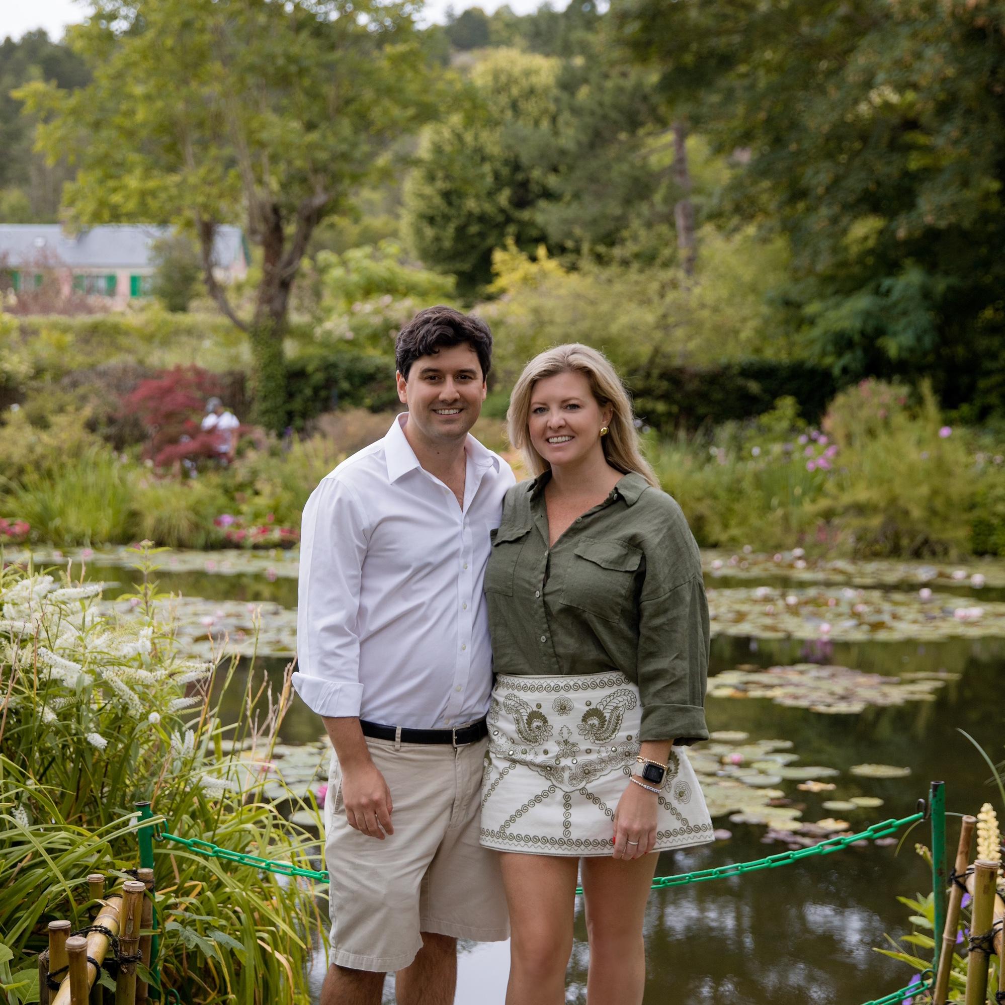 July 14th, 2024. Our engagement, Giverny, France.