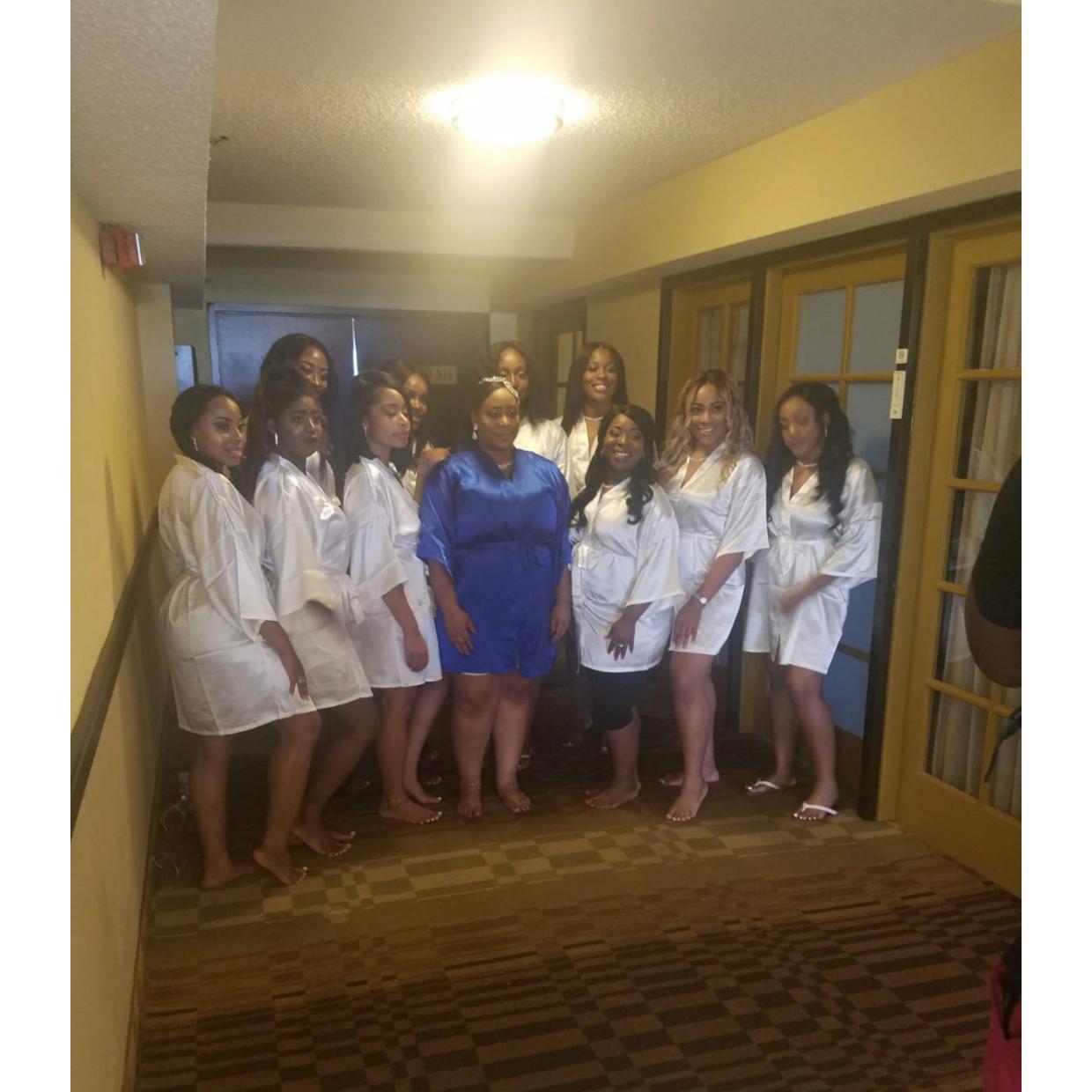 THE BRIADAL TRAIN TEAM @ CROWNE PLAZA HOTEL IN HOUSTON TX.