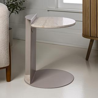 Evelyn C-Shaped End Table