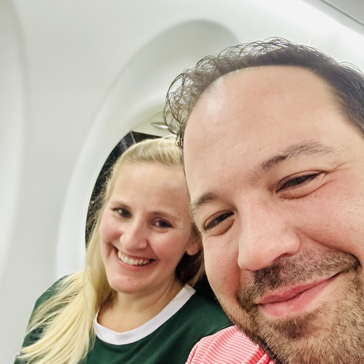 Getting ready for takeoff on our first trip together for NYE! John shared his beloved Charleston with Courtney, and we made just in time for the Flip Flop Drop on Folly Beach.