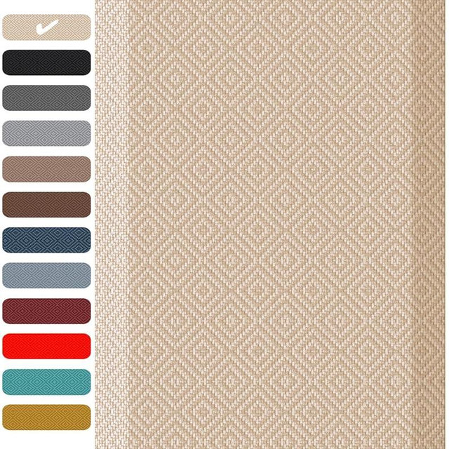 Ophanie Kitchen Mats for Floor, 3/4 inch Thick, Anti Fatigue Cushioned Mat, Kitchen Rugs, Waterproof, Comfort Ergonomic Standing Mat for Office, Home, Sink, 20x32 Beige Non-Slip Ridged Bottom