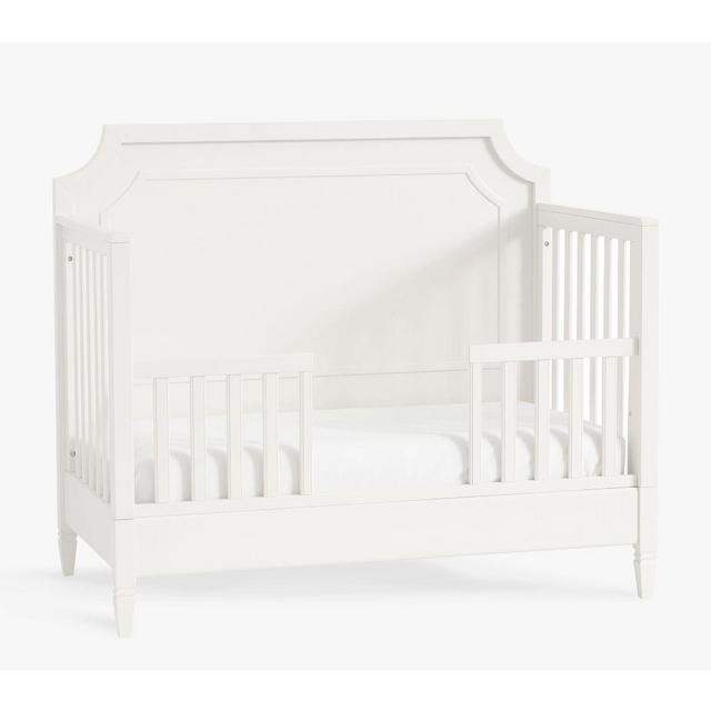 Ava Regency 4-in-1 Toddler Bed Conversion Kit, Simply White, UPS
