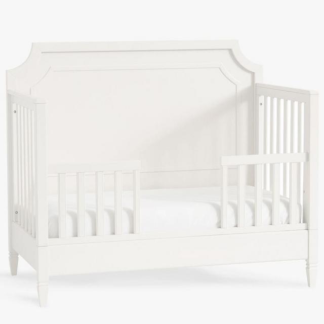 Ava Regency 4-in-1 Toddler Bed Conversion Kit, Simply White, UPS