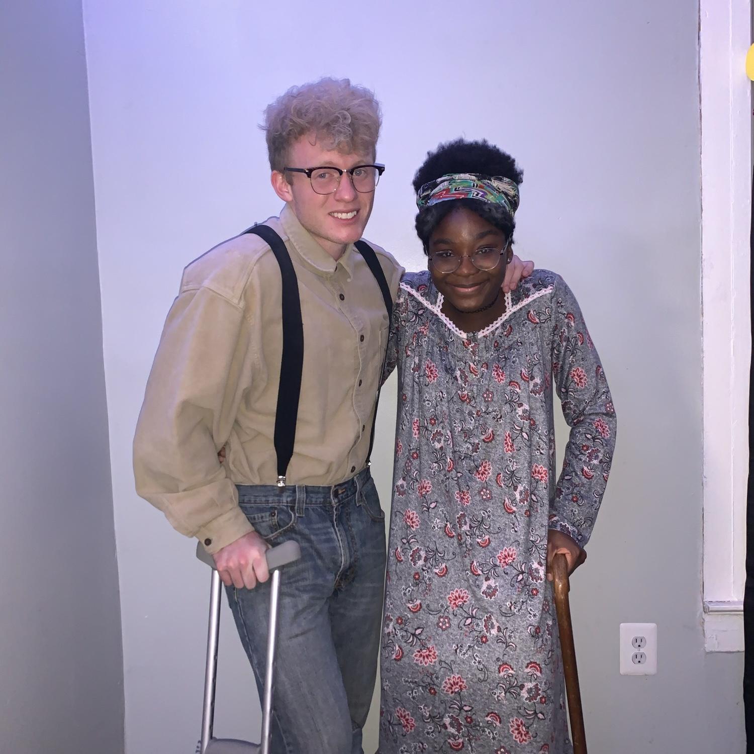 Our first couples' Halloween costume. Foreshadowing to the future???