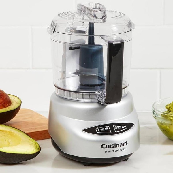 Cuisinart Food Processor, Mini-Prep 3 Cup, 24 oz, Brushed Chrome and Nickel, DLC-2ABC