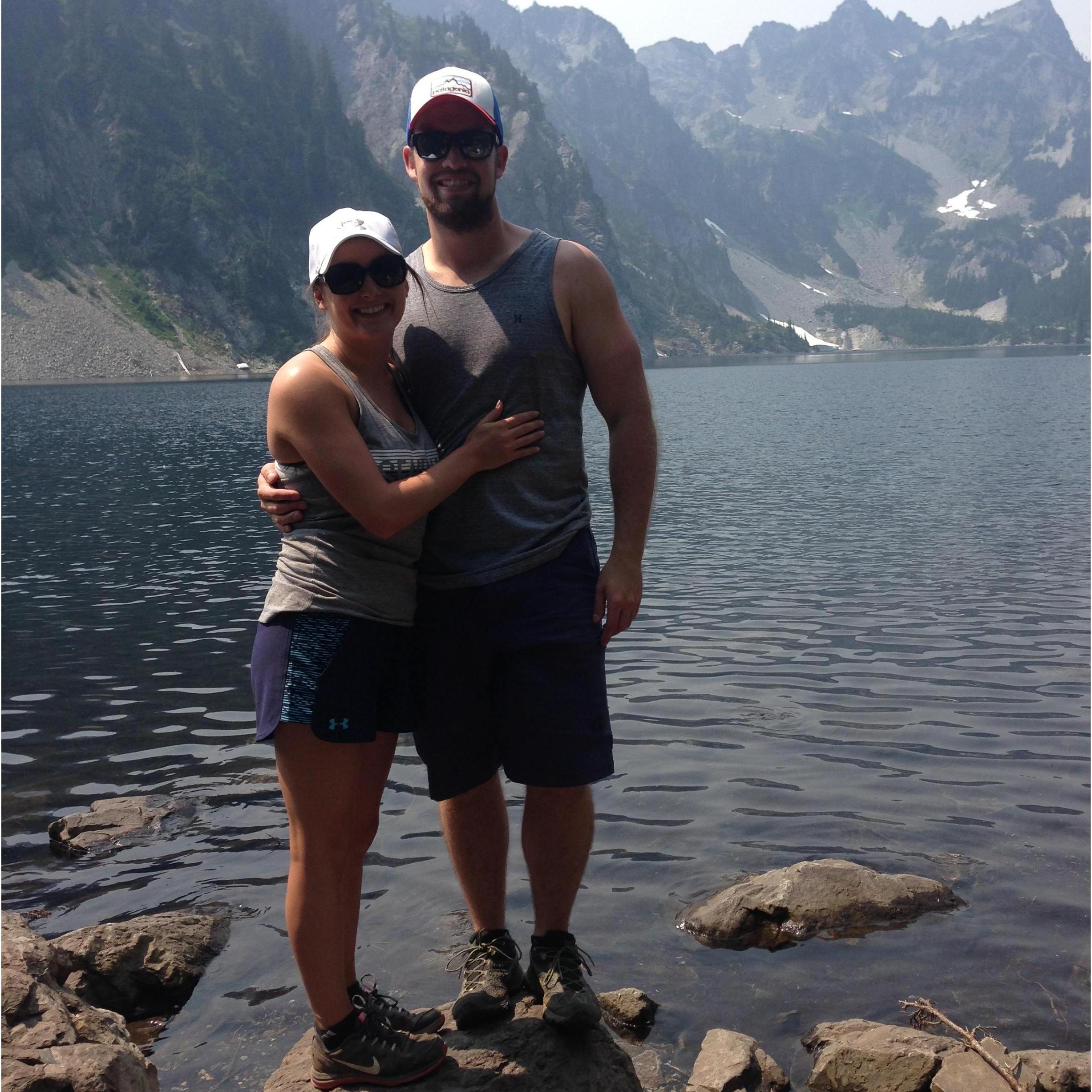 Hiking Snow Lake.