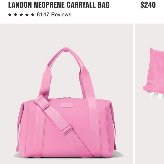 LANDON NEOPRENE CARRYALL BAG- Large (color:Dolly)