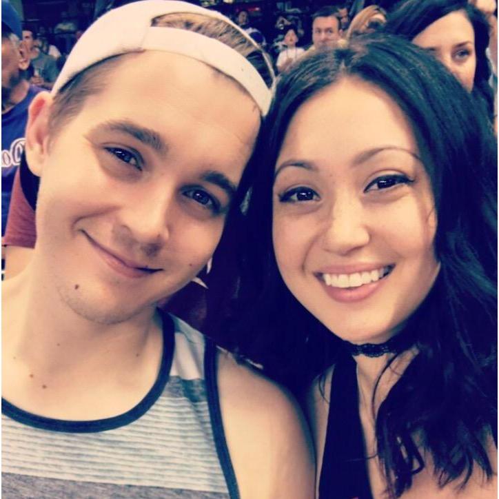 Enjoying a dbacks game together. ❤️