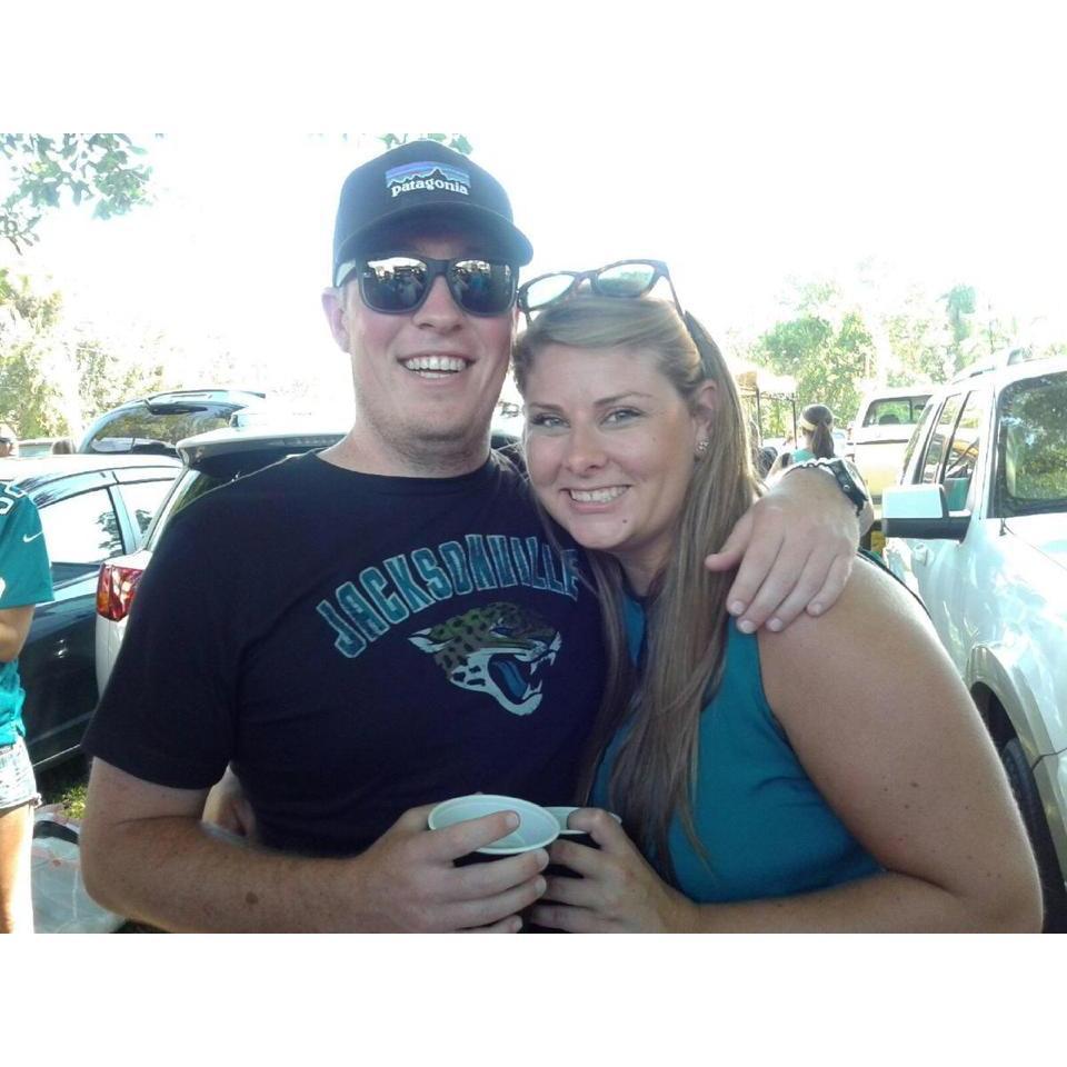 Our first Jags game 2014