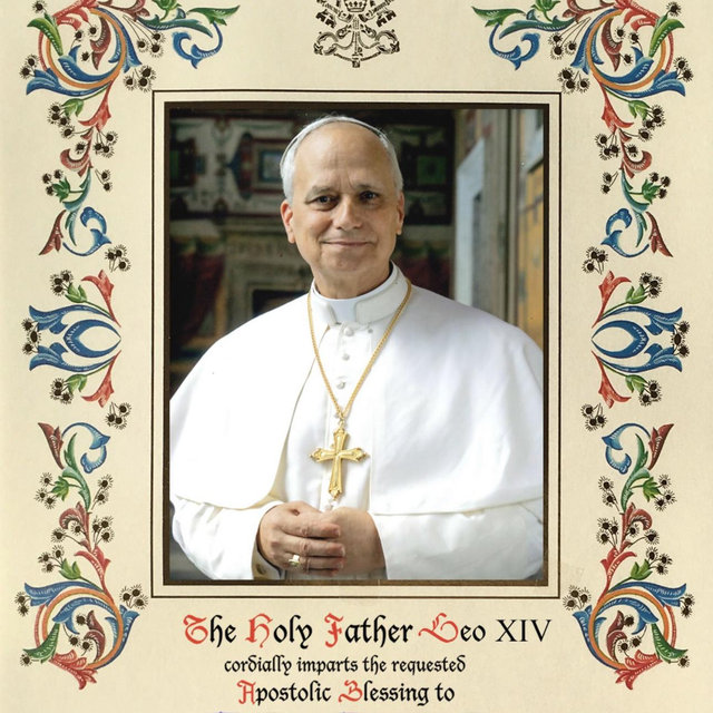 Papa Blessing Parchment