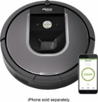 iRobot - Roomba 960 App-Controlled Self-Charging Robot Vacuum - Gray