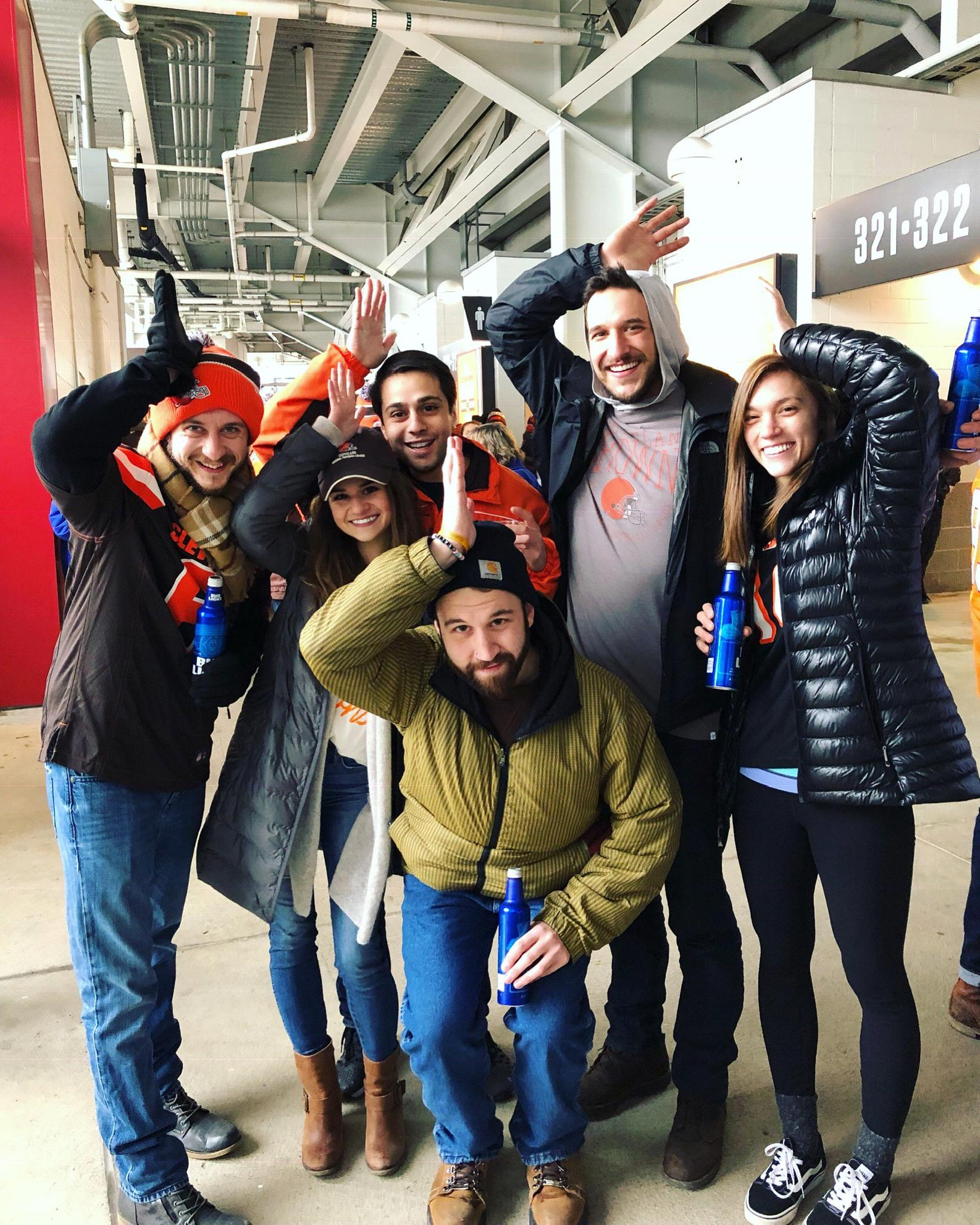 pro tip: take after us and use a shark fin on your head to find your friends in a crowd