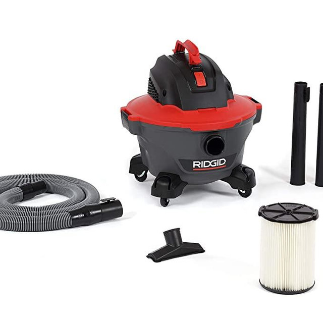 Ridgid 62698 Red 6 gallon RT0600 Wet/Dry Vacuum