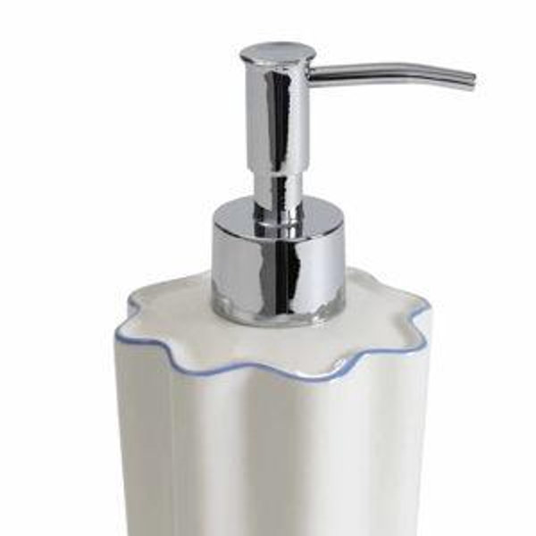 Kassatex Le Marais Lotion Dispenser in Cornflower Blue