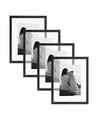 Gallery Float Glass Picture Frame, Set of 4